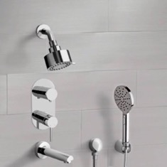 Tub and Shower Faucet Set with Handheld